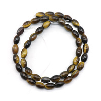 Perles en vrac en agate naturelle de forme rectangulaire et ovale (6*9mm) pour la fabrication de bijoux DIY