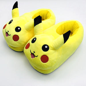 TUGE-Cust pantoufles en <span class=keywords><strong>peluche</strong></span> Manufact pantoufles chaussures d'intérieur chaudes maison pantoufles en <span class=keywords><strong>peluche</strong></span> Pokemones animé Net décoration unisexe 10cm - Product Image 2