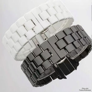 Bracelet de remplacement Betterconn en céramique lisse pour montre sport, série 9/8/7/6/SE/<span class=keywords><strong>5</strong></span>/4/3, boucle à ardillon, largeur de bande 12 mm pour montre - Product Image 3