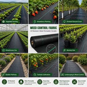 Toile tissée anti-mauvaises herbes de qualité supérieure pour la protection des sols agricoles, des vergers, des vignobles et des fermes – Couverture de sol pour la protection des cultures - Product Image 2