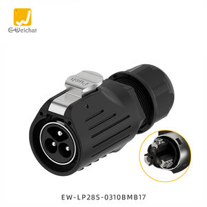 EW-LP28ขั้วต่อสายไฟ IP68ปลั๊กอุตสาหกรรมขั้วต่อสายไฟกันน้ำ3ขาตัวผู้และตัวเมีย - Product Image 6