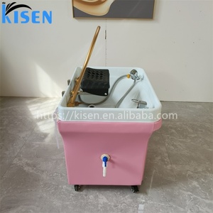 Kisen Modern Shampoo Hair Salon Washing Chair Portable Shampoo Sink with Water Circulation and Steamer Cream for Nail Salon - Product Image 6
