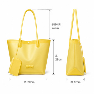Bolso Tote <span class=keywords><strong>de</strong></span> PVC Transparente Personalizado <span class=keywords><strong>de</strong></span> Fábrica OEM 2026, Bolso <span class=keywords><strong>de</strong></span> Mano Impermeable <span class=keywords><strong>de</strong></span> Gran Capacidad para Mujer, Venta al Por Mayor - Product Image 2