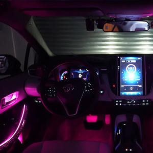 Lumières ambiantes intérieures de voiture de qualité supérieure pour <span class=keywords><strong>Toyota</strong></span> <span class=keywords><strong>Corolla</strong></span> 2019-2023 lumière ambiante couleur de rêve chassant la lampe d'ambiance de voiture - Product Image 3