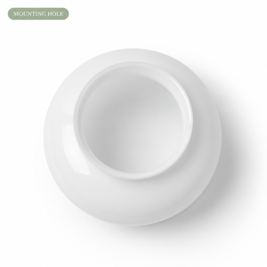 Abat-jour en verre soufflé blanc opale, design soucoupe, pour remplacement d'éclairage de plafond de chambre, couloir, <span class=keywords><strong>balcon</strong></span> - Product Image 4