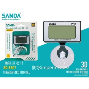 Termómetro Digital Sanda DC15 Impermeable para Medición de Temperatura en Acuarios y Peceras - Product Image 1