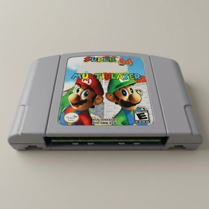 เกมย้อนยุคสำหรับ <span class=keywords><strong>Super</strong></span> 64 แบบเล่นหลายคนบนหน้าจอแยกส่วน ตลับเกม N64 - Product Image 2