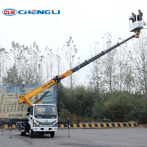 Dongfeng New Diesel Aerial Work Platform 7 22m Boom Lift Manual Euro 2 High Reach Telescopic Articulating Vehicle - Product Image 4