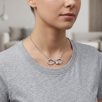 Collier cœur en argent sterling 925 LULUFOCUS européen avec fermoir OT, cadeau pour la Saint-Valentin, collier cœur délicat en argent