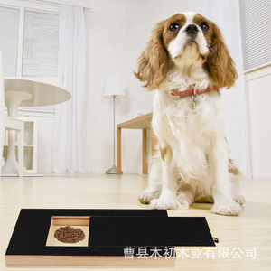 Raspador de uñas para perros de madera maciza transfronterizo, con dispensador de golosinas oculto y lima de uñas extraíble de papel de lija reemplazable para mascotas. - Product Image 2