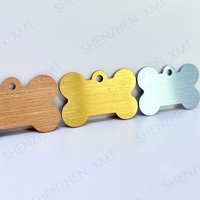 Collar con Placa de Identificación de Acero Inoxidable con Nombre de Perro y Código QR, Impresión de Serigrafía con Logotipo Personalizado, para Regalo Promocional