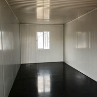 Maisons conteneurs mobiles préfabriquées de 20 pieds/40 pieds, adaptées à la construction de dortoirs résidentiels et de bureaux