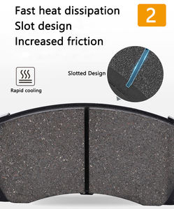 Accessoires de voiture EEP systèmes de freinage plaquettes de frein avant <span class=keywords><strong>en</strong></span> céramique pour Nissan Sunny N16 2003-2006 D1193 41060-6N090 - Product Image 3