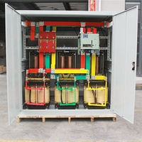 Stabilisateur de tension compensé triphasé 380V 220V SVC AC SBW-200KVA, régulateur de tension automatique en cuivre, usage industriel