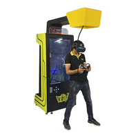 Plateforme de réalité virtuelle vr, machine de jeu d'arcade, 9d, sur pied, dispositif de simulateur