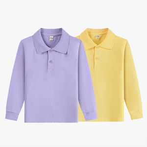 Camiseta de Manga Corta para Niños, Estilo 2026, Color Sólido, Tipo Polo, con Bolsillo y Etiqueta, Cuello de Solapa, para Verano - Product Image 2