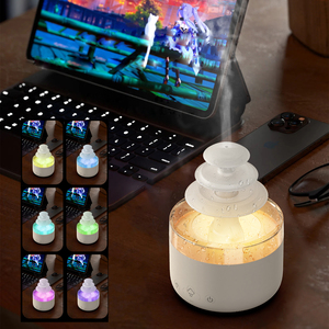 Hxtc88 Quà Tặng Ba Lớp Hạt Mưa Mưa Đám Mây Nước Nhỏ Giọt Bàn Nấm Tạo Độ Ẩm Tinh Dầu Mưa Đám Mây Hương Thơm Khuếch Tán - Product Image 2