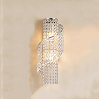 Applique Murale LED Moderne en Fer et Cristal, Luxe Léger, avec Éclairage Dimmable pour Salon et Décoration Intérieure - Garantie 3 Ans