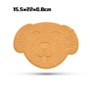Tapis de léchage en silicone en forme d'os pour animaux de compagnie, gamelle anti-glouton pour chiens, chats et lapins, idéal pour yaourt, aliments en conserve, viande et pâtes - Product Image 3