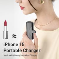 Pour LinkPod 4 Girly Ultra Compact Pink Mini Chargeur Portable 20W Charge Rapide Batterie Externe Compatible Appareils USB C