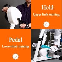 Nouvelle machine de rééducation électrique portable pour personnes âgées, vélo d'exercice à domicile avec conception durable pour l'entraînement des mains et des jambes