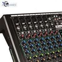 Console de mixage audio numérique professionnelle 8 canaux avec effet de réverbération intégré pour la scène, fonction d'annulation du bruit