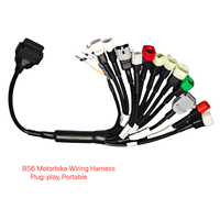Faisceau de câblage moto M100 21-en-1, câble de diagnostic universel OBD femelle pour toutes les motos et cyclomoteurs BS6