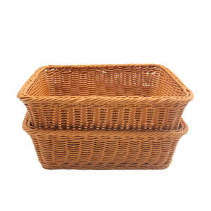 Cesto di plastica in Rattan tessuto a mano cesto di plastica <span class=keywords><strong>moderno</strong></span> per la casa e snack di frutta - Product Image 3