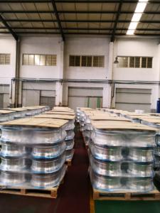 Jantes de 8 roues polies de 22.5x9 <span class=keywords><strong>pouces</strong></span>, <span class=keywords><strong>10</strong></span> <span class=keywords><strong>trous</strong></span>, pour <span class=keywords><strong>remorque</strong></span> de camion léger, robuste, vente en gros - Product Image 5