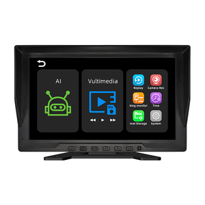 Display <span class=keywords><strong>Dvr</strong></span> Color Car Rear View Backup Monitor Split Screen Quad 4 Canais Rearview Monitor System Com Tela Sensível Ao Toque - Product Image 2