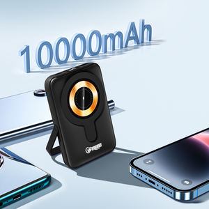 Banque d'alimentation sans fil magnétique 10000mah <span class=keywords><strong>Batterie</strong></span> portable pour téléphone avec support Logo personnalisé Magnétique pour téléphone - Product Image 3