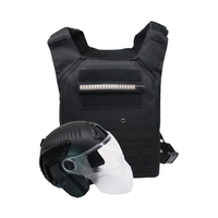 Ensemble de gilet et casque tactique à détection électronique de coups pour jeux de simulation de style PUBG avec système de combat CS en direct en extérieur