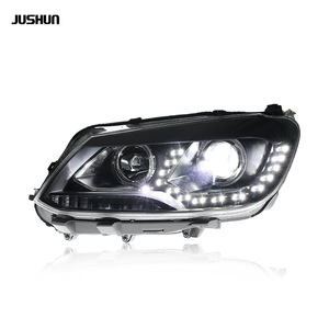 Ensemble de phares Jushun Volkswagen Touran, feux de jour à LED, double faisceau, clignotant, 15000 Lm, 12V - Product Image 3