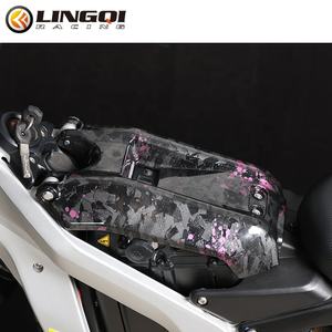 Cache-batterie <span class=keywords><strong>de</strong></span> moto LINGQI RACING en carbone, protection <span class=keywords><strong>de</strong></span> remplacement pour moto tout-terrain Light Bee Dirt Pit Bike - Product Image 6
