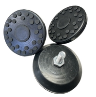 Pied de meuble réglable personnalisé en silicone, caoutchouc EPDM, NBR, NR, avec écrou, pour nivellement domestique, dureté 30~90 Shore