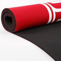 Jianbo Logo imprimé par sublimation personnalisée Tissu en néoprène gaufré pour tapis de bureau de jeu Tapis de souris
