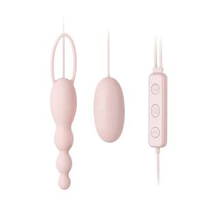 Nuovo Modello ROSLEXE Yue <span class=keywords><strong>Ting</strong></span> Vibratore per Doppio Uso Vagina e Ano, Stimolazione Frontale e Posteriore con Doppio Morsetto - Product Image 1