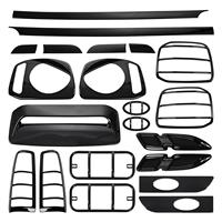 Couvre-phare noir et cadre de feux arrière, garniture extérieure pour Suzuki Jimny 2007-2017, accessoires de modification automobile