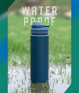 Botella Deportiva de Acero Inoxidable con Logotipo Personalizado, <span class=keywords><strong>Termo</strong></span> de 350 ml para Auto, Botella de Agua Plegable, Venta Especial - Product Image 5