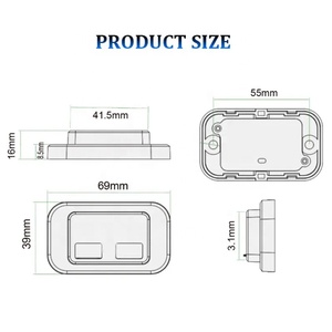 Kép USB <span class=keywords><strong>Car</strong></span> Charger ổ cắm QC3.0 <span class=keywords><strong>12V</strong></span>/24V Outlet Bảng điều chỉnh núi cho xe ô tô xe buýt ATV RV thuyền xe tải - Product Image 5