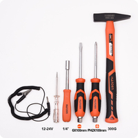 Kit d'outils à main professionnels HARDEN 133 pièces, jeu de clés à douilles pour réparation automobile 1/2" 3/8" & 1/4"