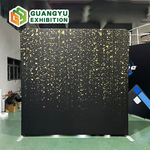 꽃 벽 배경 접이식 배경 스탠드 포토부스 배경 베개 커버 메탈 배경 파티용 360 포토부스 - Product Image 4