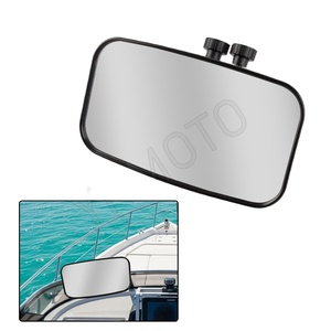 Rétroviseur carré universel pour moto YHMOTO 8 mm 10 mm pour Simson S51 Moped Ost-Motorrad Oldtimer - Product Image 1