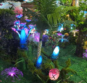 Luz Decorativa Artística con Forma de Fruta Sagrada, con LED y Degradado Naranja, para Decoración de Jardines, Parques y Festivales al Aire Libre - Product Image 1