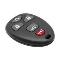 Clé de voiture noire programmable de haute qualité, non coupée, 5 boutons, 315 MHz, 22733524 KOBGT04A GM4-315, remplacement de clés de véhicule