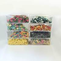 Bonbons gélifiés en gros, saveurs fruitées acidulées, en forme de dessin animé, bonbons mous, personnalisables OEM, Halal, fabrication en usine, marque privée