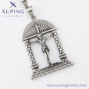 34630เครื่องประดับ Xuping ปืนสีดำชุดศาสนาสแตนเลสเป็นกลางจี้แฟชั่นดีของผู้หญิงเกาหลีที่กำหนดเอง - Product Image 5