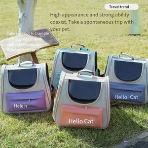Breathable Cat <b>Carrier</b> <b>Backpack</b> Portable <b>Pet</b> Travel Bag for Small Dogs Cats Outdoor Walking Hiking - Product Image 2