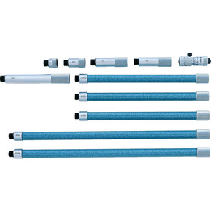 Mitutoyo IMZ Blue Metric Extension Rod Tubular High Inside <b>Micrometer</b> Set Made in Japan - Product Image 1