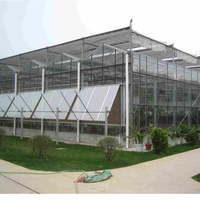 Moderne Venlo Polycarbonaat Glas Landbouw Kas Multi-Span Commerciële Pc Sheet Kassen Leveren Groen Huis Algemeen Systeem